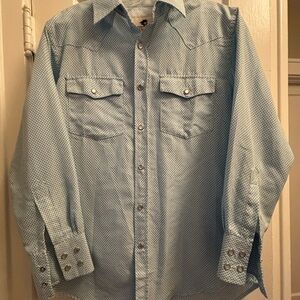 Men's Bandoleros Western Pearl Snap Button-Down Shirt